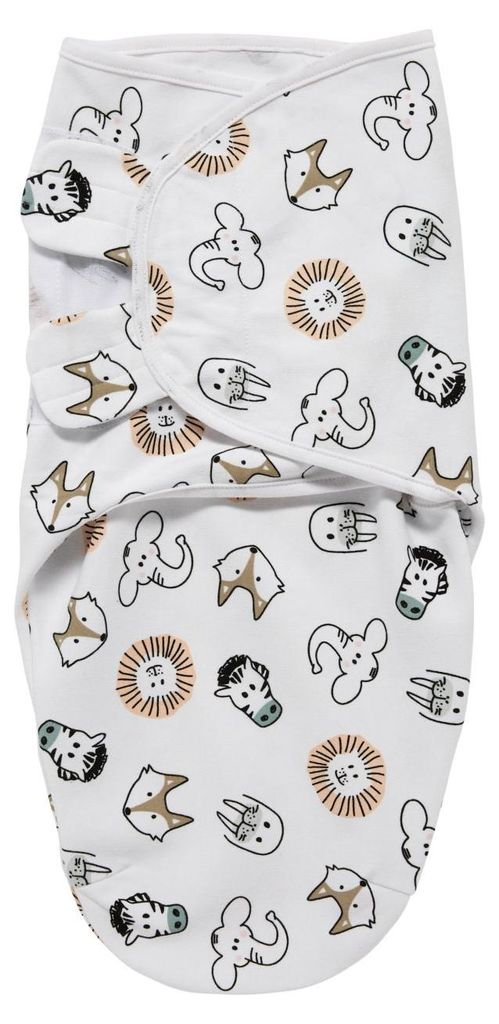 Meyco Swaddle 0-3mnd Animal 301019 Produktbild 