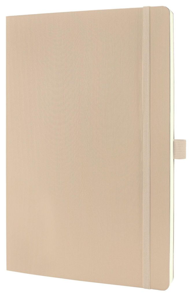 SIGEL CO331 Notizbuch Conceptum, Softcover, ca. A4, liniert, beige, 194 S.