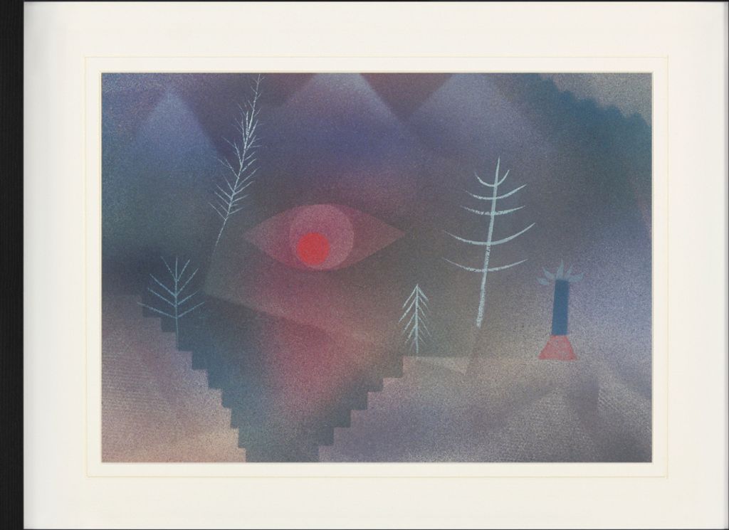 Paul Klee Gerahmtes Bild Mit Edlem Passepartout | Wand-Bilder | Im Bilderrahmen - Blick Einer Landschaft, 1926 (60 x 80 cm)