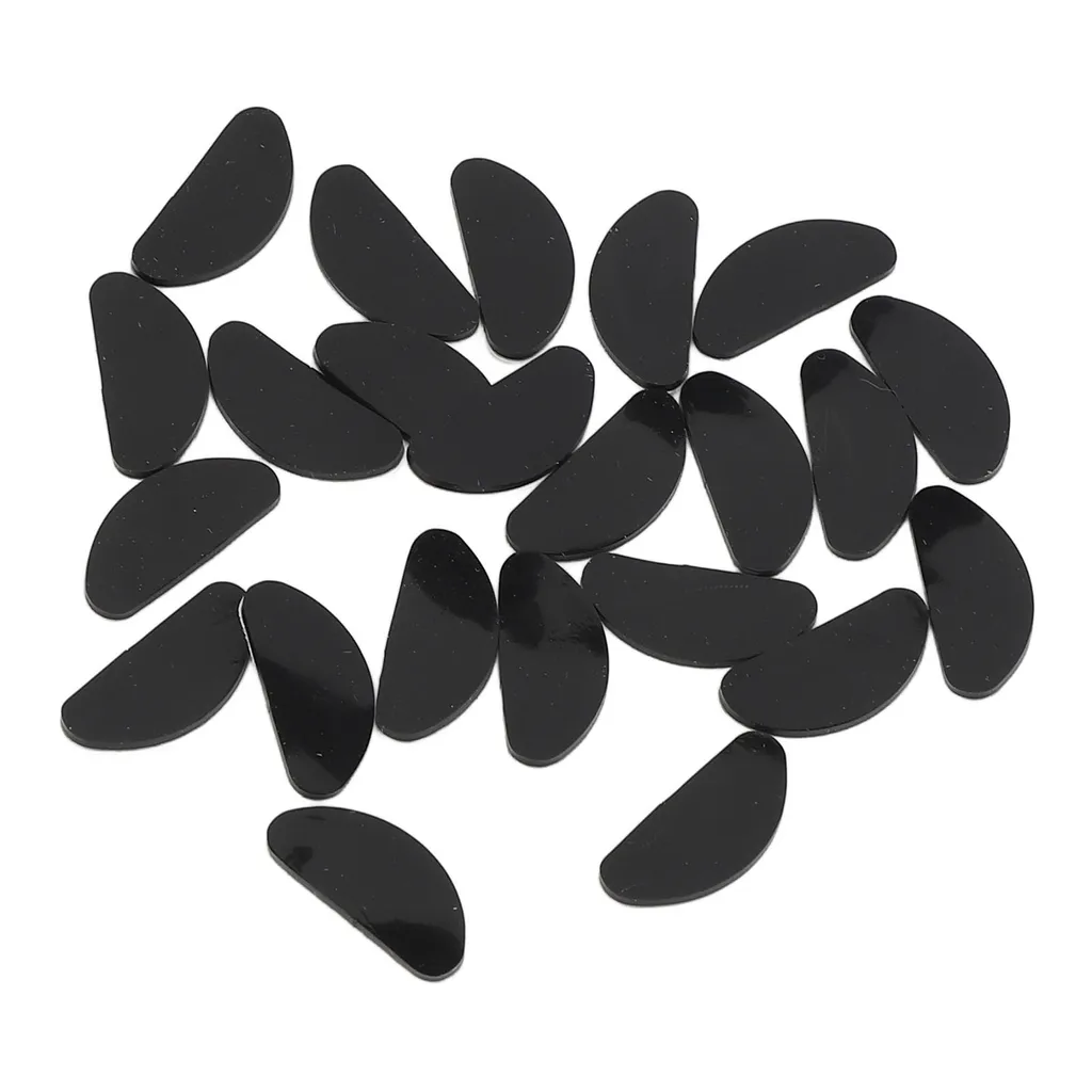 20 Paia Naselli Autoadesivi Silicone per Occhiali Forma D - 3