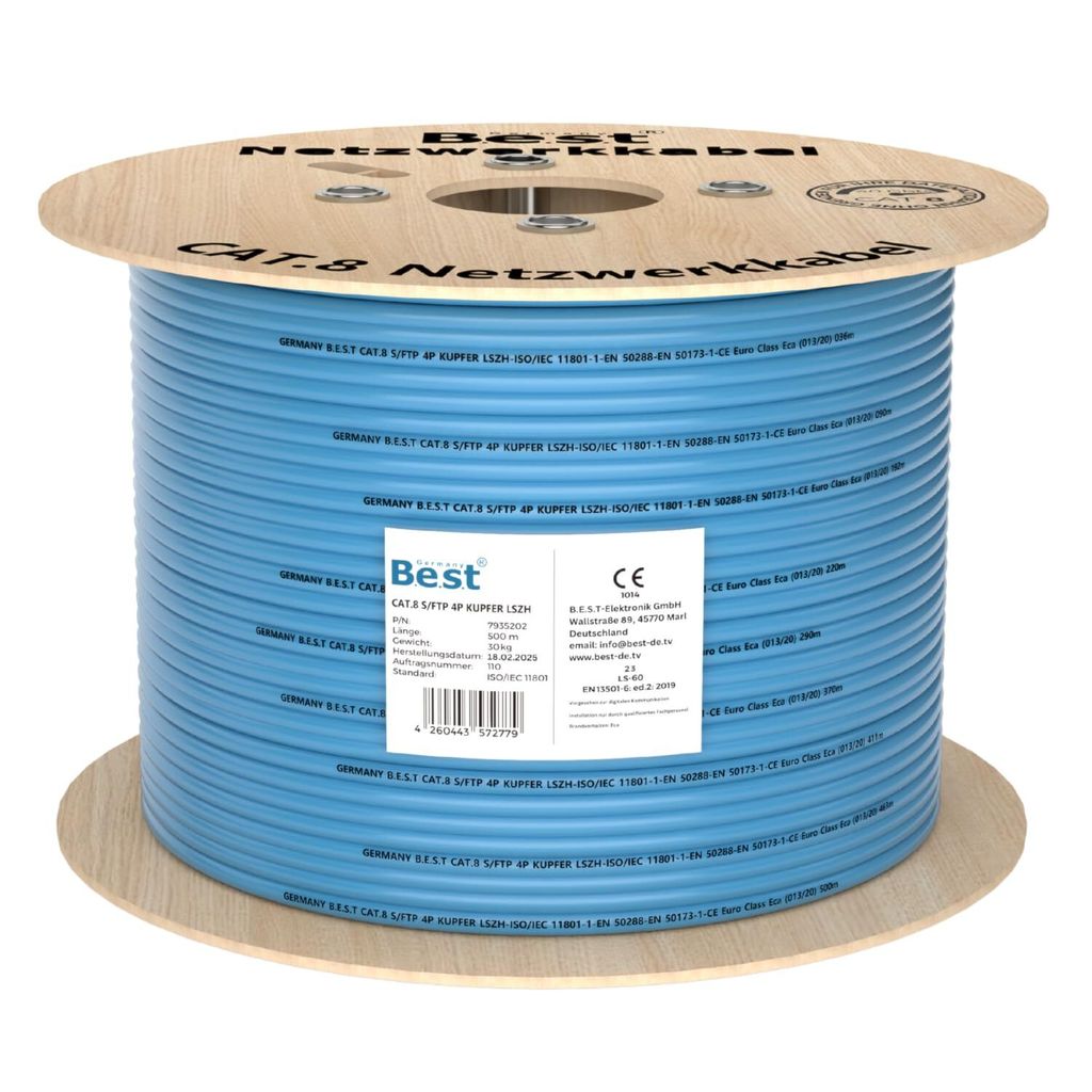 500m CAT 8 Netzwerkkabel Verlege Kabel 40 Gbit/s CAT8 Produktbild 5