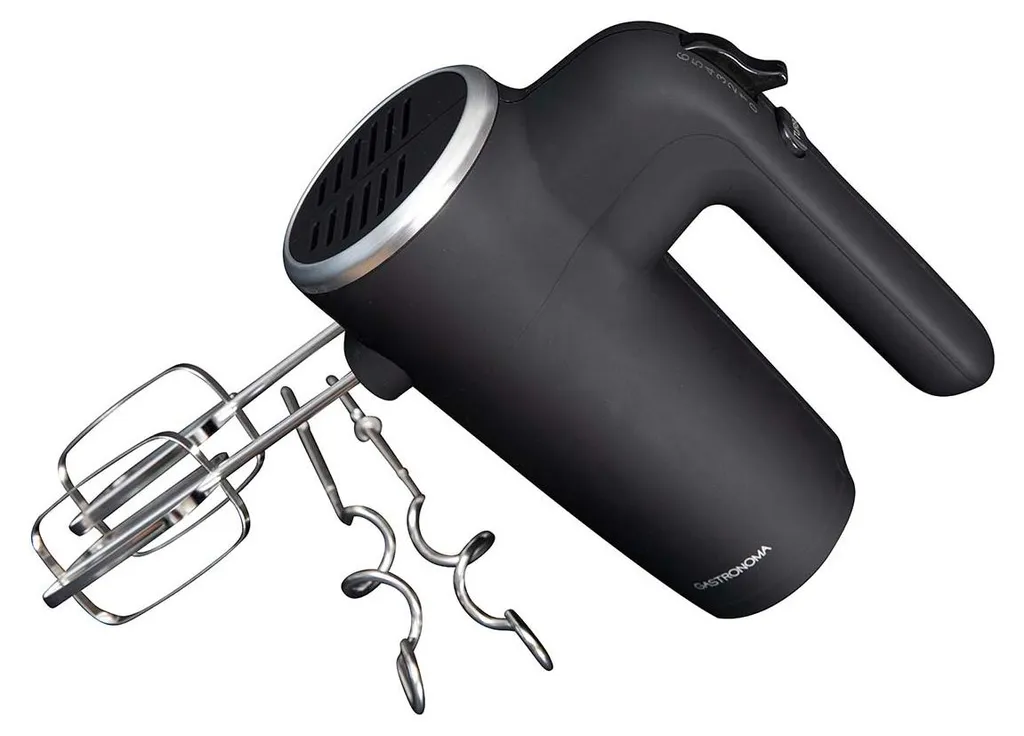 Gastronoma Batteur à Main 500W Noir - Mixeur Électrique Puissant et Compact