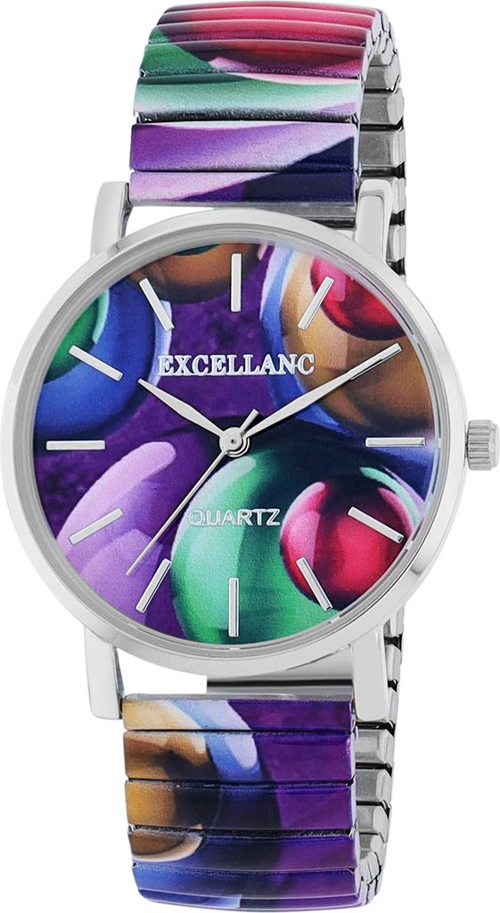 Excellanc Damenuhr mit Edelstahlzugband Produktbild 