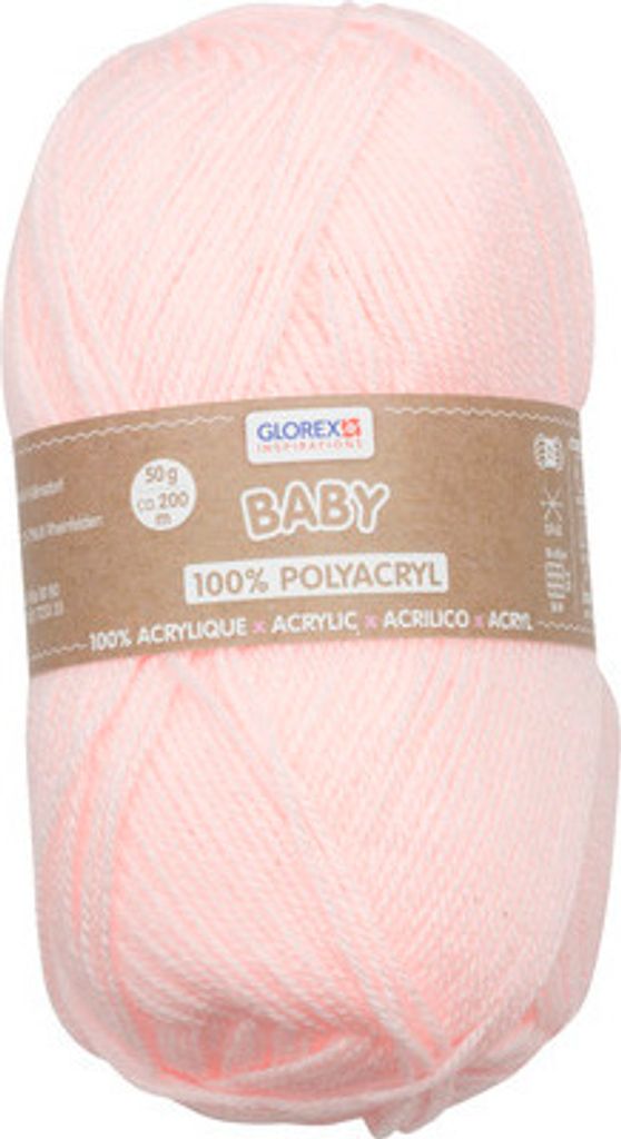 Wolle Baby Acryl rosa 200 m 50 g