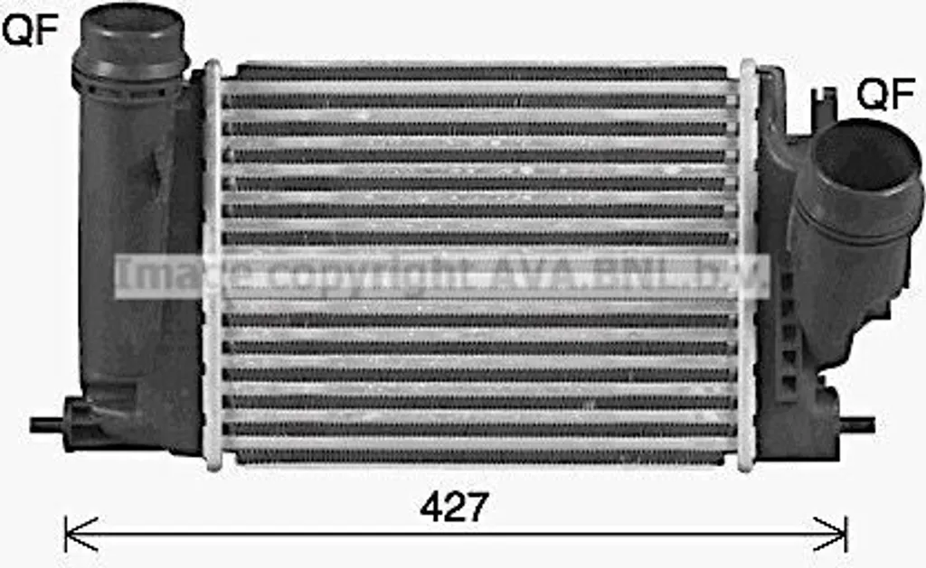 Refroidisseur d'air de suralimentation pour Renault Megane IV et Scenic