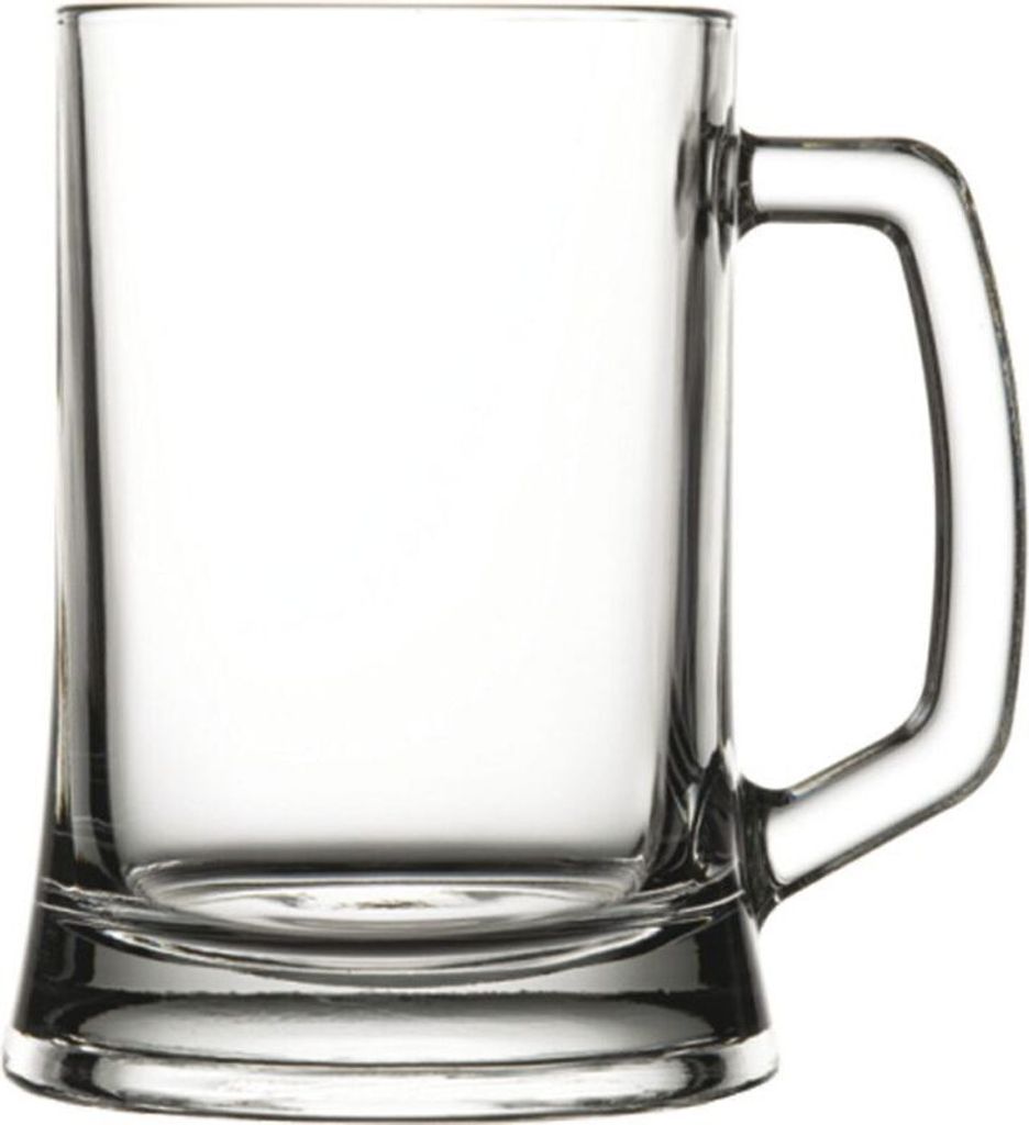 12x Pasabahce Bierhumpen, 0,5 Liter Bierglas Bierseidel