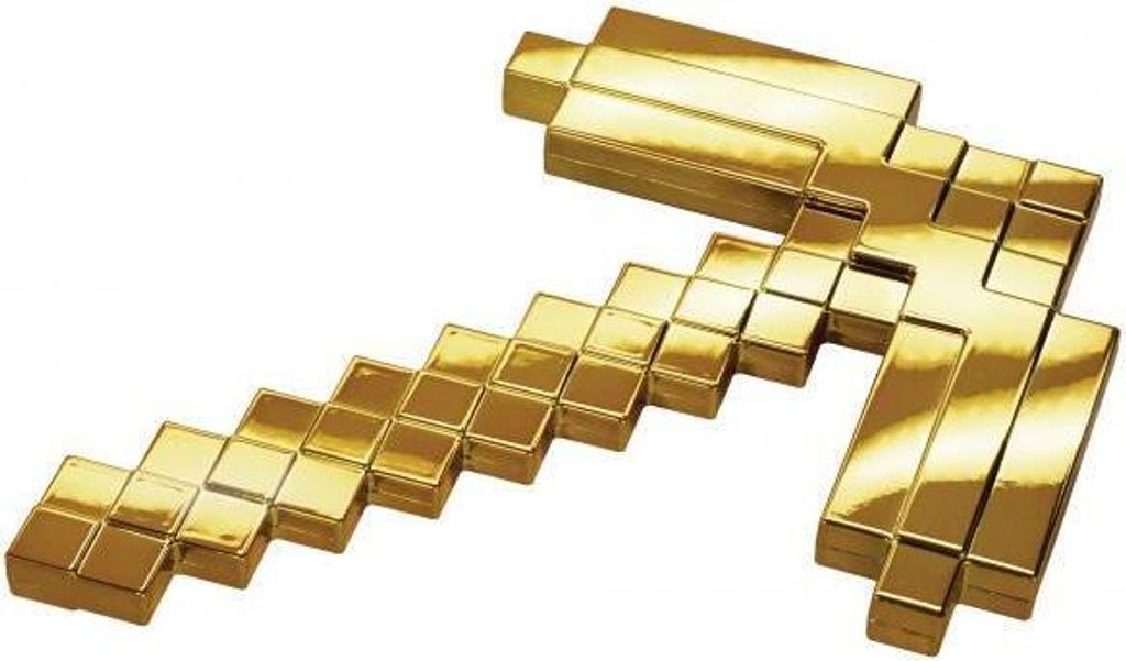 Minecraft Gold Slick Spitzhacke, 50 cm Produktbild 
