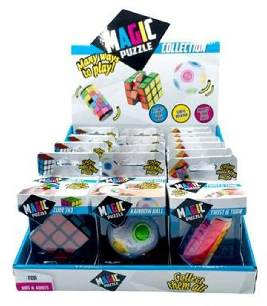Présentoir Magic Puzzle Van der Meulen Sneek pour vitrines et rayons