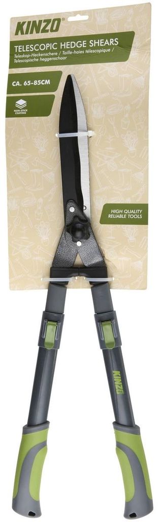 Kinzo Teleskop-Heckenschere 65-85 cm – Gartenschere für Produktbild 