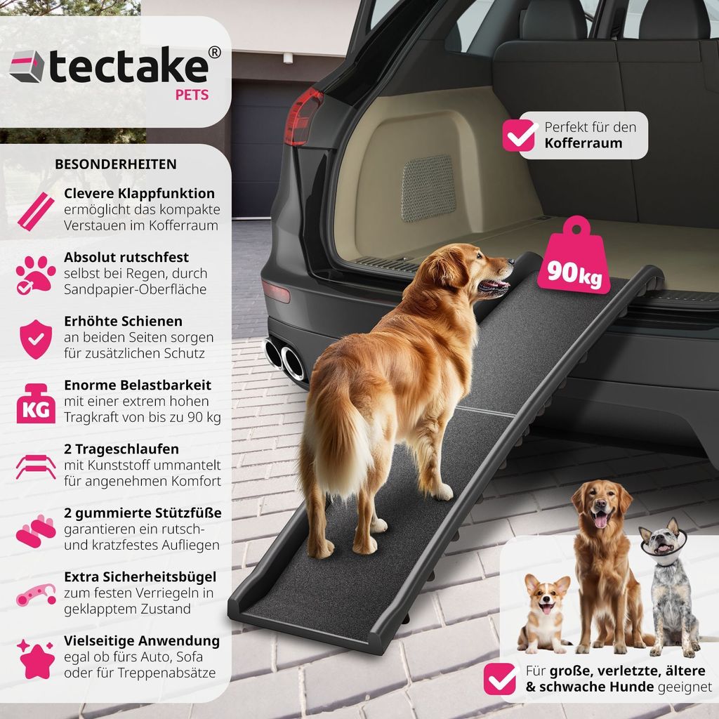 Rampa pre psov Paw Step Auto, skladacia a protišmyková, do Obrázok produktu 3