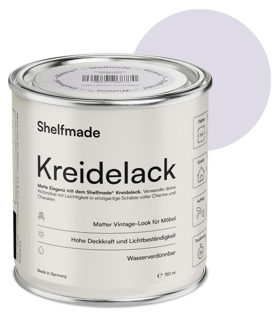 Kreidefarbe Möbel Shabby Chic Holzlack DIY - Chalk Paint Produktbild 
