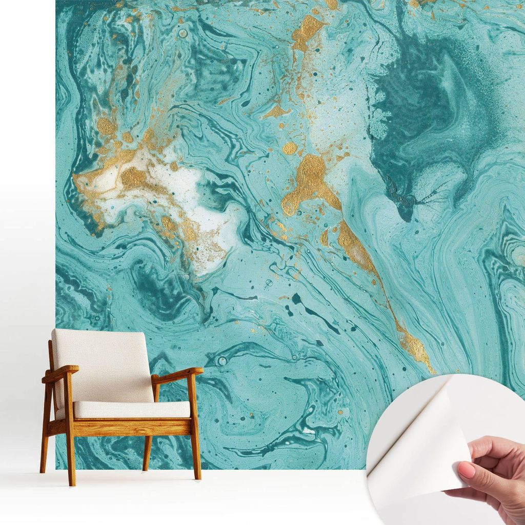 Fototapete selbstklebend - 250x250 cm - Tapete - Wandtapete - Wandbilder - Klebefolie - Dekofolie - Tapete Folie - Wand - Dekoration - Wohnzimmer -...