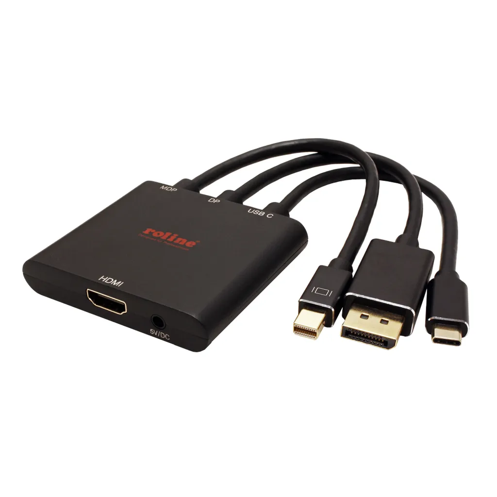 ROLINE Adattatore Multi-Input a HDMI - Indispensabile per Service AV