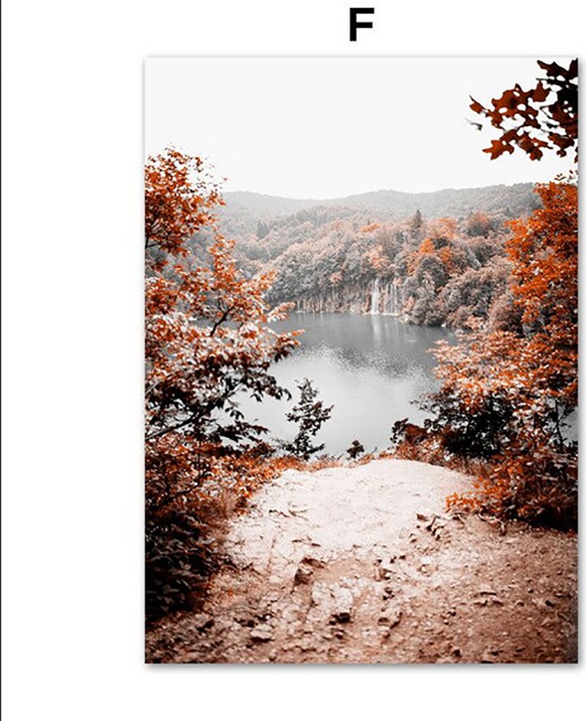 TPFLiving Kunstdruck LW-1727 (OHNE RAHMEN) Poster - Leinwand - Wandbild - Hochauflösender Giclée-Druck, langlebig und hochwertig - Romantische He...