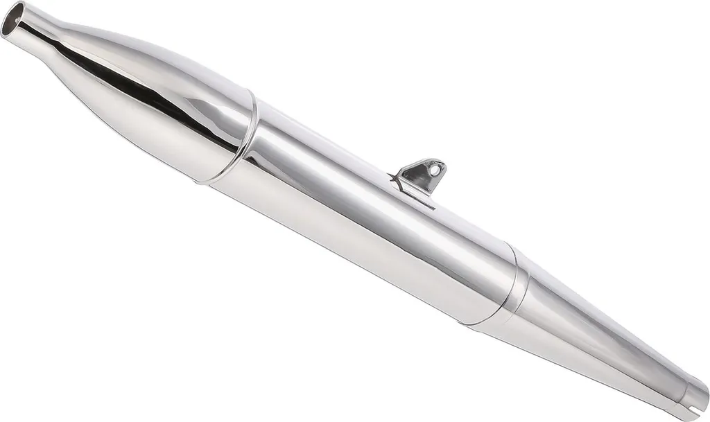 Échappement Cigare Chromé BK 350 : Pièce de Rechange Qualité Origine