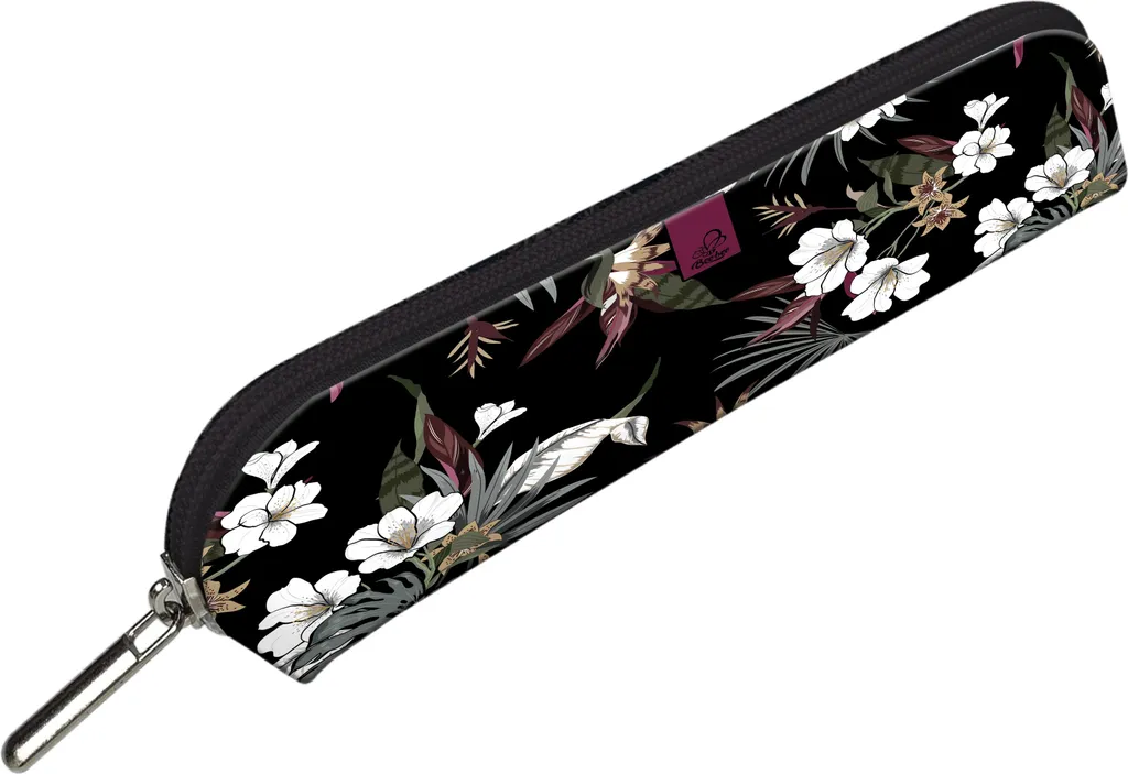 Bustina Portapenne Bambini Fiori Tropicali | Astuccio Scuola Resistente