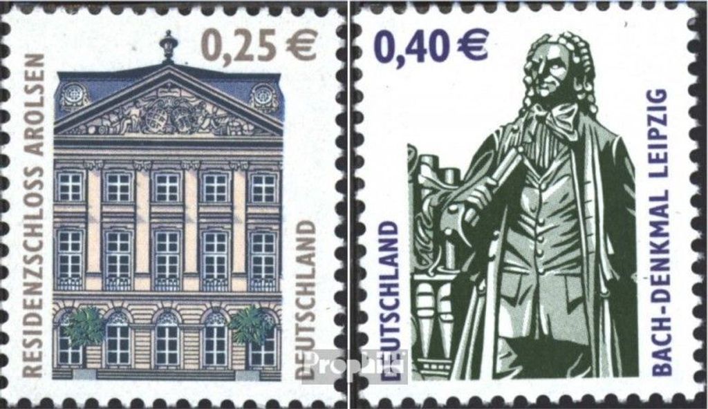 Briefmarken BRD (BR.Deutschland) 2004 Mi 2374-2375 (kompl.Ausg.) FDC Sehenswürdigkeiten