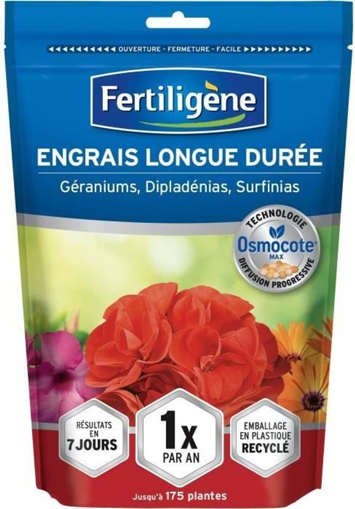 FERTILIGeNE - Langzeitdünger Osmocote max Geranien, Dipladenias, Surfinias 700g