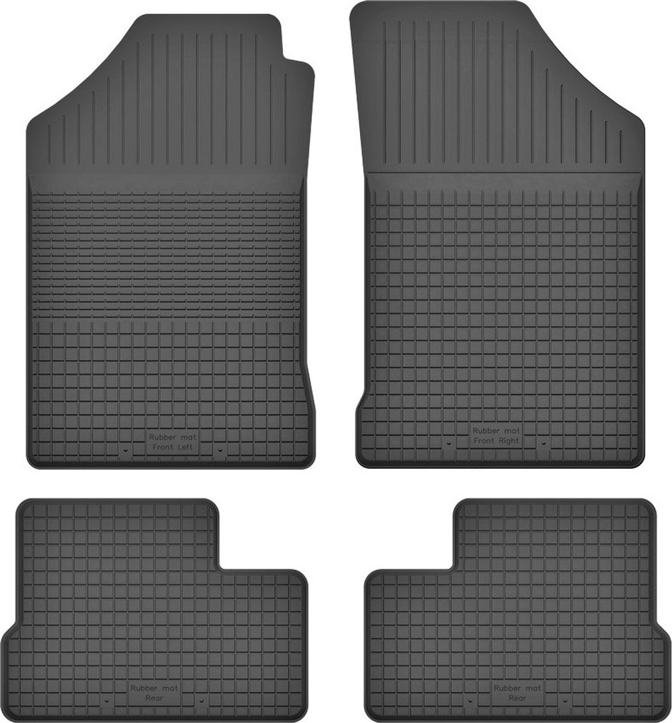 Gummi-Automatten, 4er-Set, universell für: Nissan Micra K11 Fließheck (1992-2003)