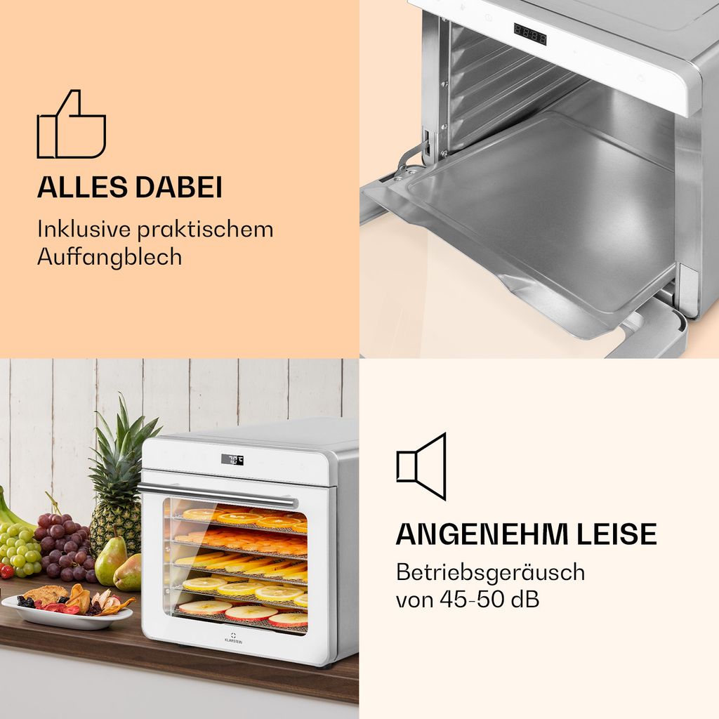 Klarstein Dörrautomat, Dörrgerät für Gemüse, Obst, Nüsse Produktbild 6