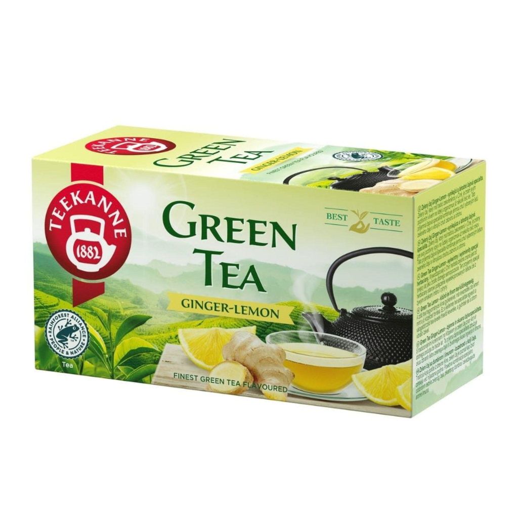 TEEKANNE - Green Tea Ginger-Lemon - Grüner Tee mit Ingwer-Zitrone - 35 g