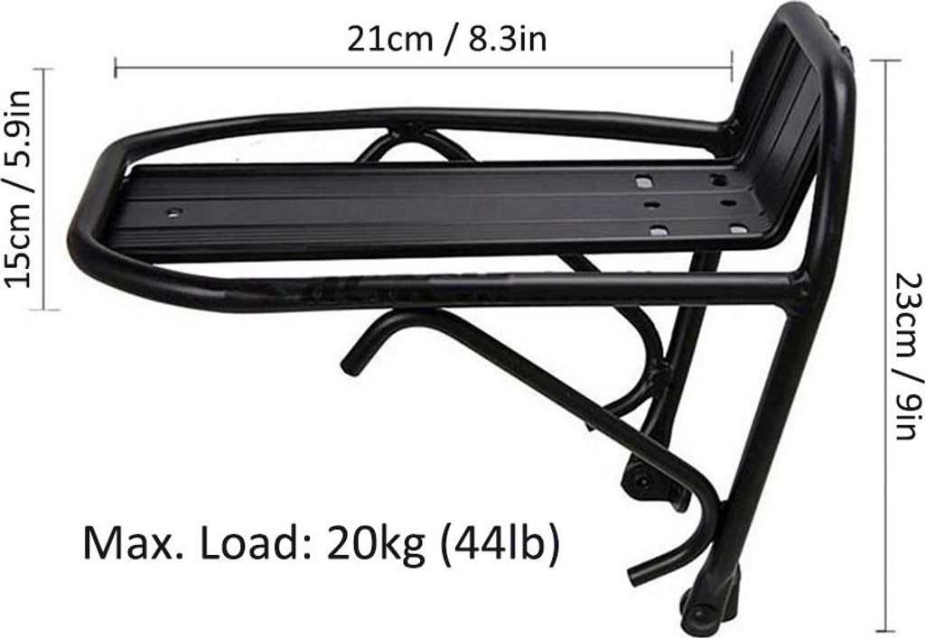 Predný nosič na bicykel Tbest z hliníkovej zliatiny, Obrázok produktu 