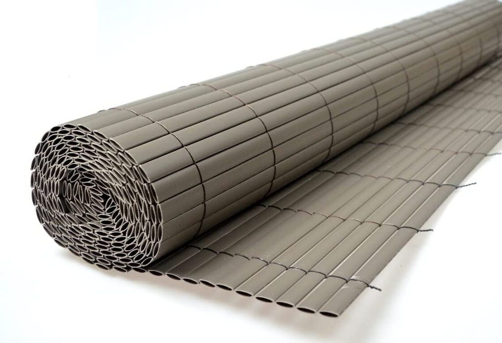 DIXIE STORE PVC Sichtschutzmatte Balkonverkleidung 1,5 x 3 m Stein