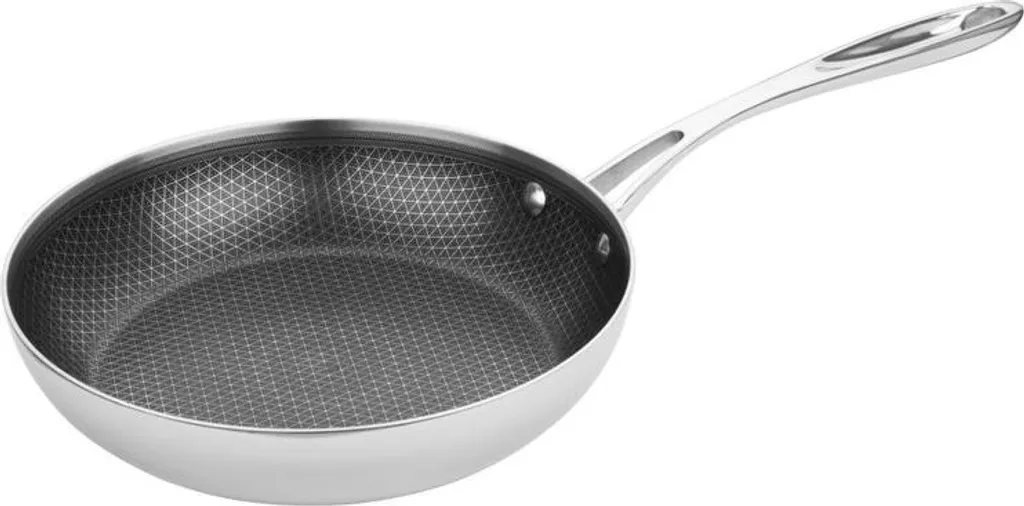 Padella Professionale Vogue Tri-Shield 24 cm Inox Clad Antigraffio