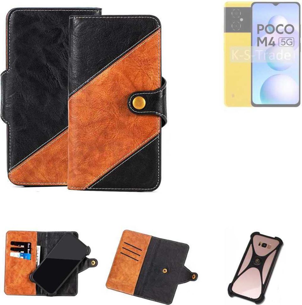 K-S-Trade Handyhülle Schutzhülle Bookstyle Case Wallet-Case Produktbild 