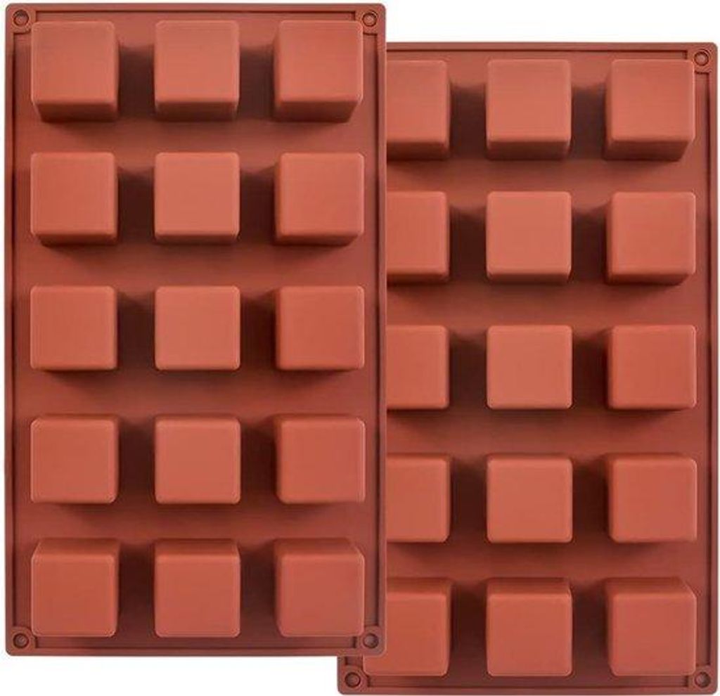 Silikonische Gussformen 14 Zoll 15-teilig für Chocolade Trüffel Schalen