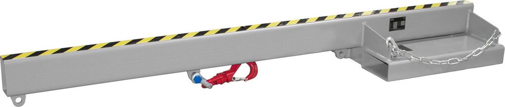 Bauer Lastarm LA 2400-5,0, lackiert, Mausgrau