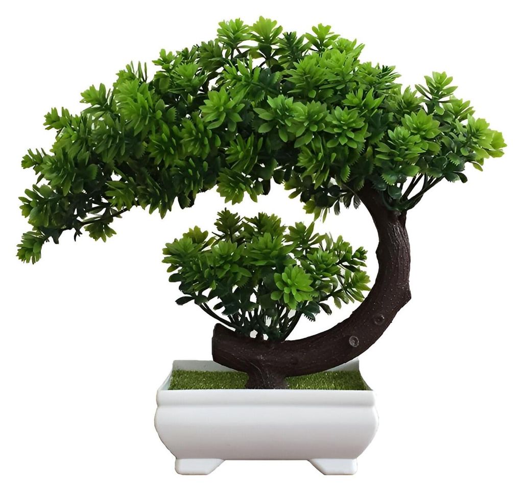 Künstlicher Bonsai-Baum, 1 Stück, realistischer künstlicher Bonsai, naturgetreuer künstlicher Baum, künstliche Bonsai-Pflanze mit künstlichem...