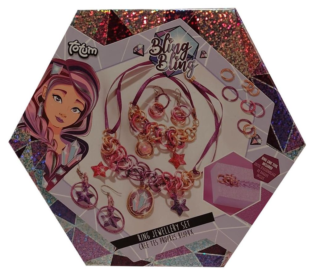 Totum Bling Bling Jewellery Set, Zestaw do robienia Zdjęcie produktu 