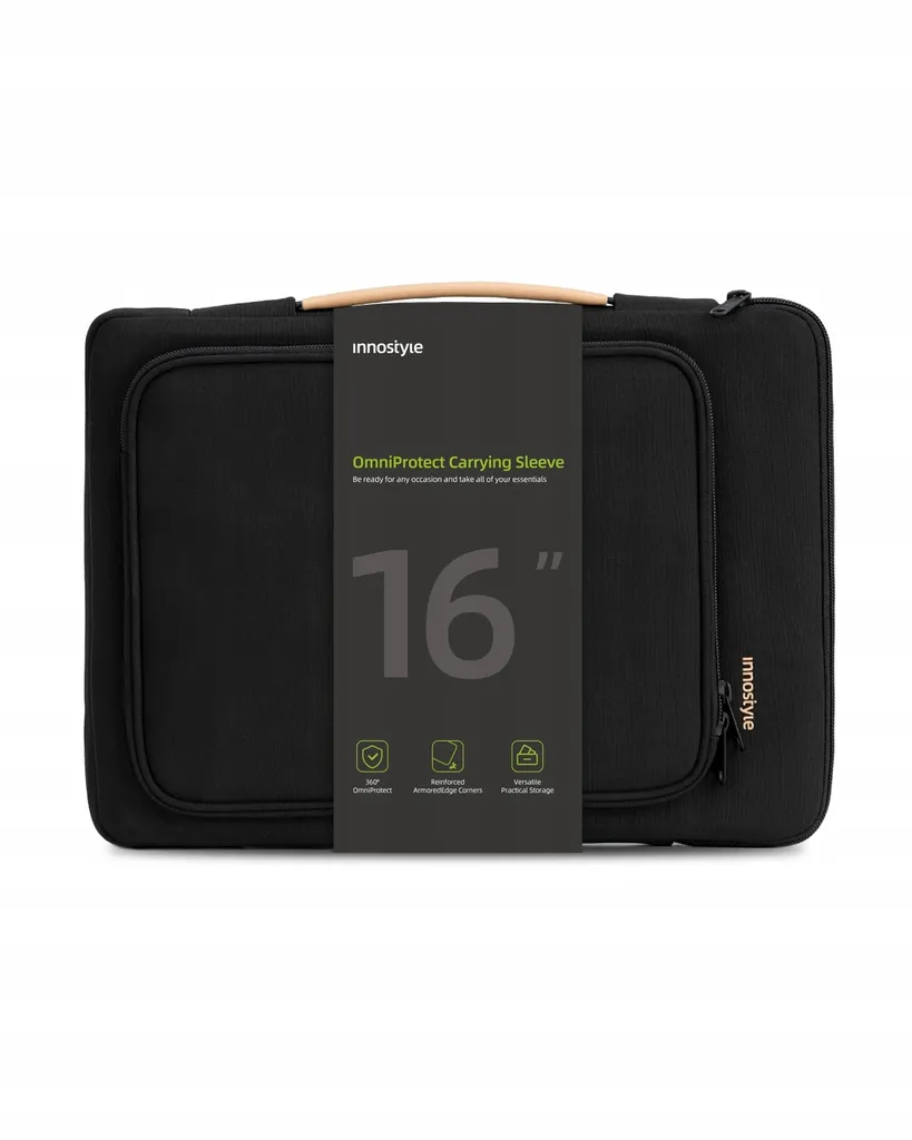 Borsa Porta PC 16" Innostyle OmniProtect Nero - Design Slim Antiurto