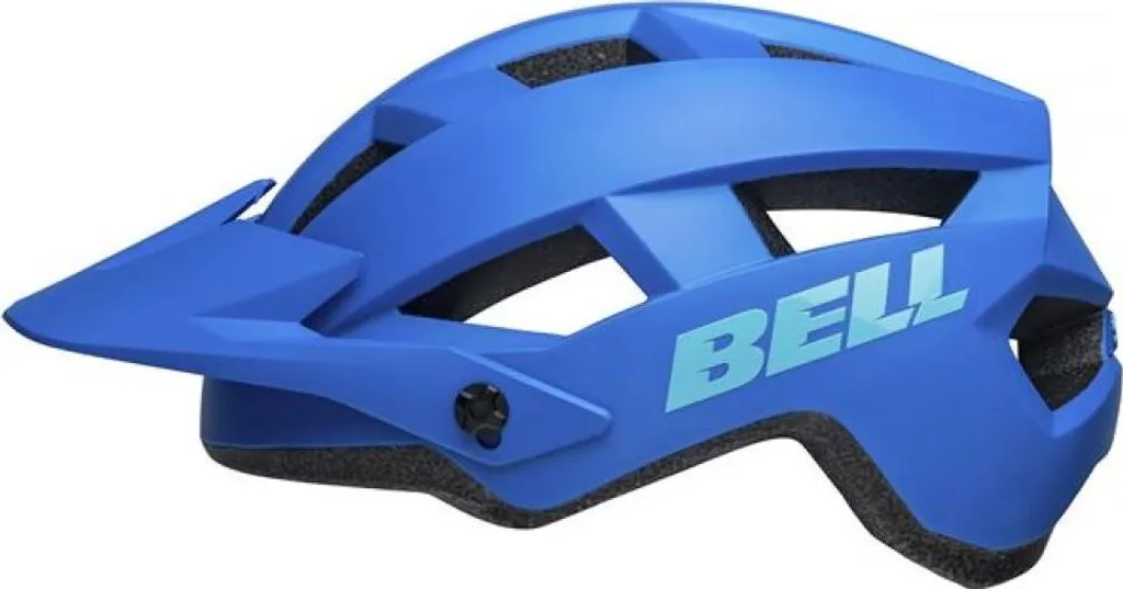 Casque Bell Spark 2 JR Bleu avec Visière Système Ergo Fit 50-57cm