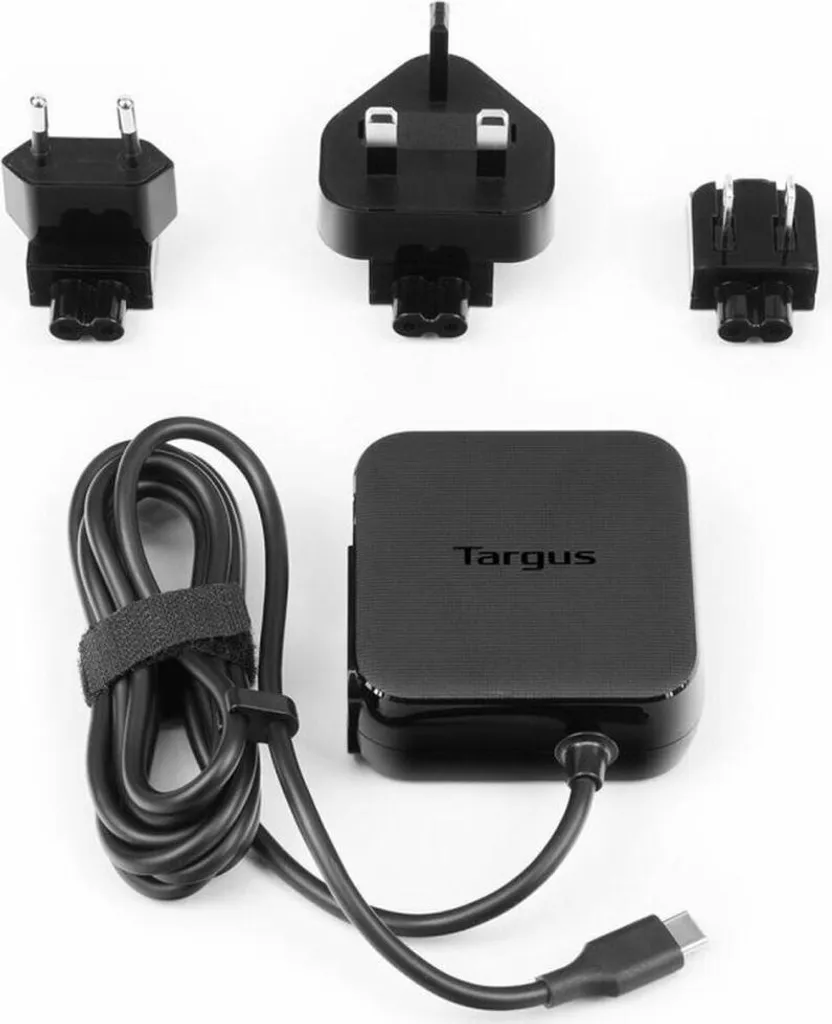 Targus Caricatore Universale USB-C 45W - Alimentatore Notebook e Smartphone