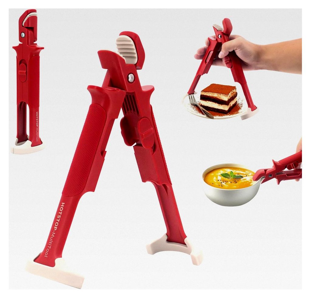 Schüsselklammer, 2-in-1 Silikonzange für Heißluftfritteuse, Ofen, Mikrowelle und Dampfgarer