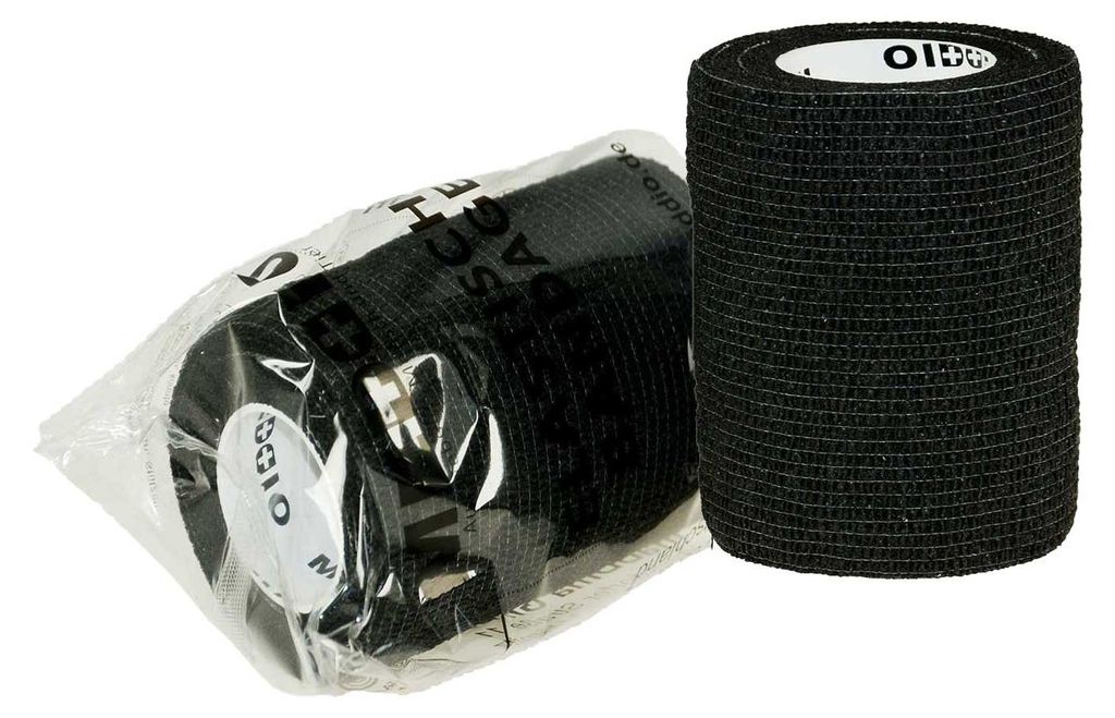 1 Haftbandage Fixierbinde 7,5 cm x 4,5 m schwarz