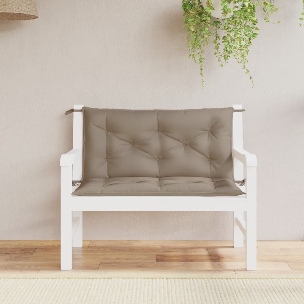 Maison Exclusive - Gartenbank-Auflagen 2 Stk. Taupe 100x50x7 cm Oxford-Gewebe