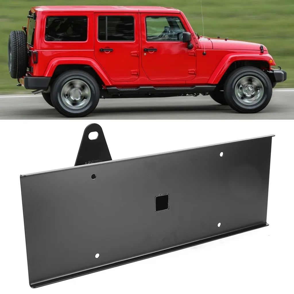 Accessoires extérieurs voiture support plaque immatriculation 52cm - 5