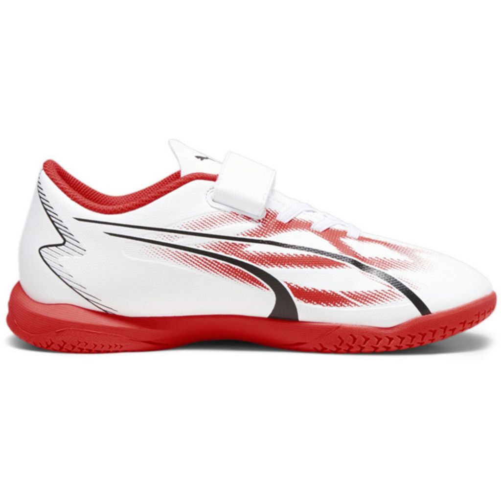 Puma ULTRA PLAY IT V Jr PUMA WHITE-PUMA BLACK-FIRE ORC 28