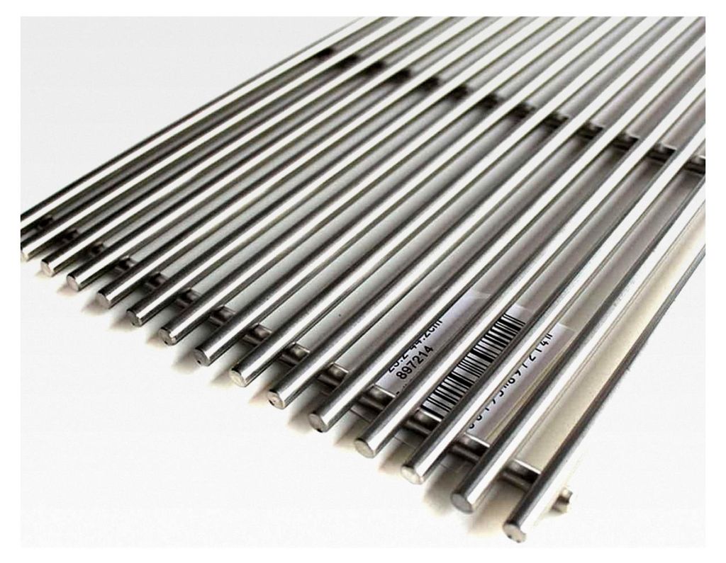 Grillrost aus Edelstahl - 25,2x44,2cm - Materialstärke ø7mm - für Weber Spirit 200er Serie - Ersatz-Grillgitter