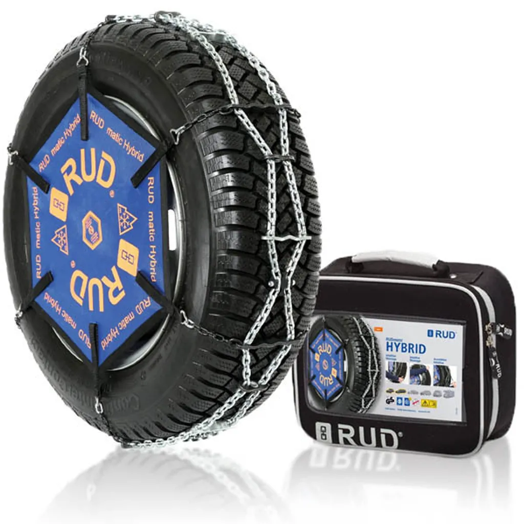 Catene da Neve RUDmatic Hybrid H108 - Montaggio Rapido 7mm Omologate
