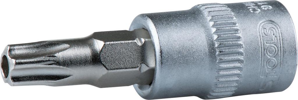 KS TOOLS 1/4" Bit-Stecknuss Torx mit Stirnlochbohrung