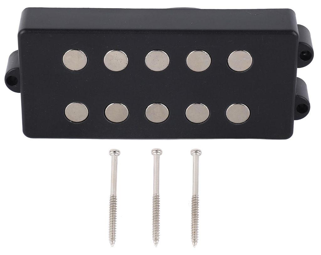 5-Saiter-Bass-Tonabnehmer, Metall, klarer Klang, professioneller Doppelspulen-Tonabnehmer, Basszubehör