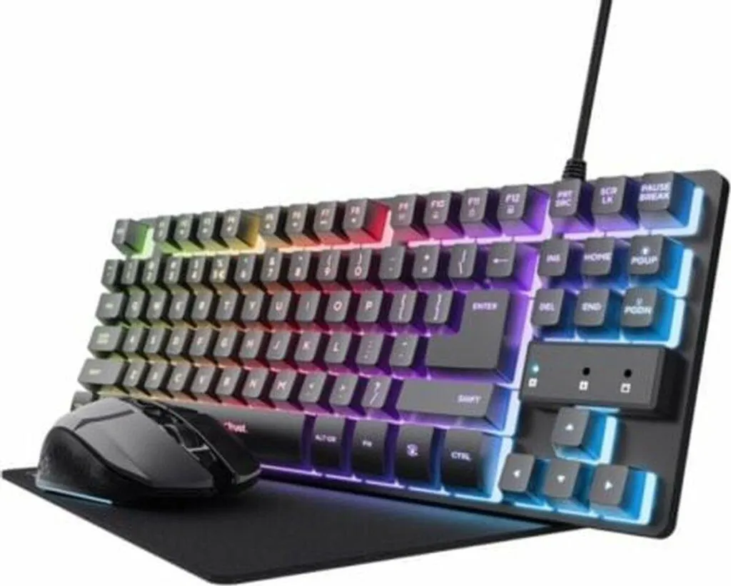 Ensemble Clavier et Souris Gamer Trust 25227 en Version Espagnole