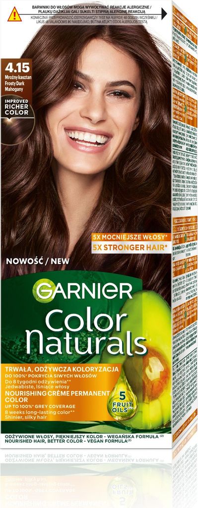 GAR COLOR N Farbe Nr. 4.15 Frosty Chestnut & Produktbild 