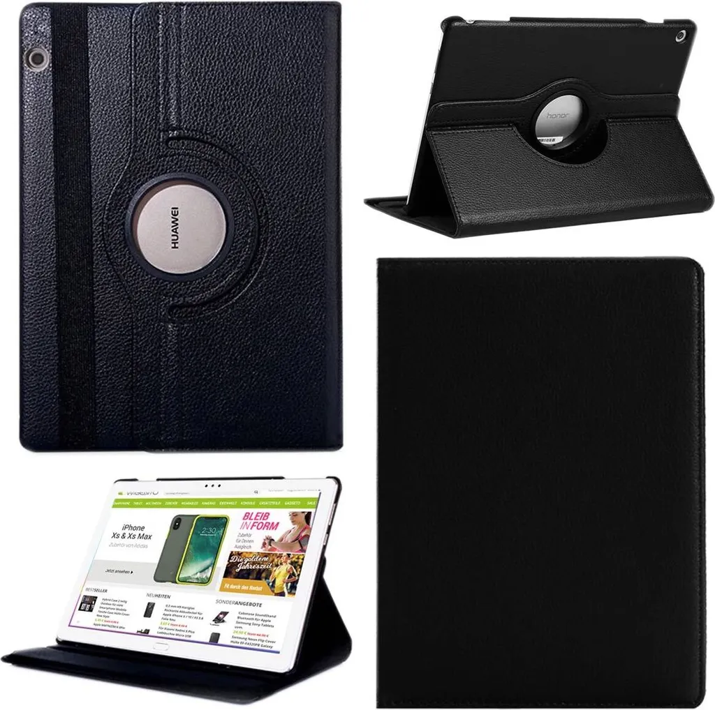 Custodia Folio e Supporto Girevole 360° per Apple iPad Mini e iPad Mini 2 - Nera - Italiano Custodia Folio e Supporto Girevole 360° per Apple iPad Mini e iPad Mini 2 - Nera - Italiano