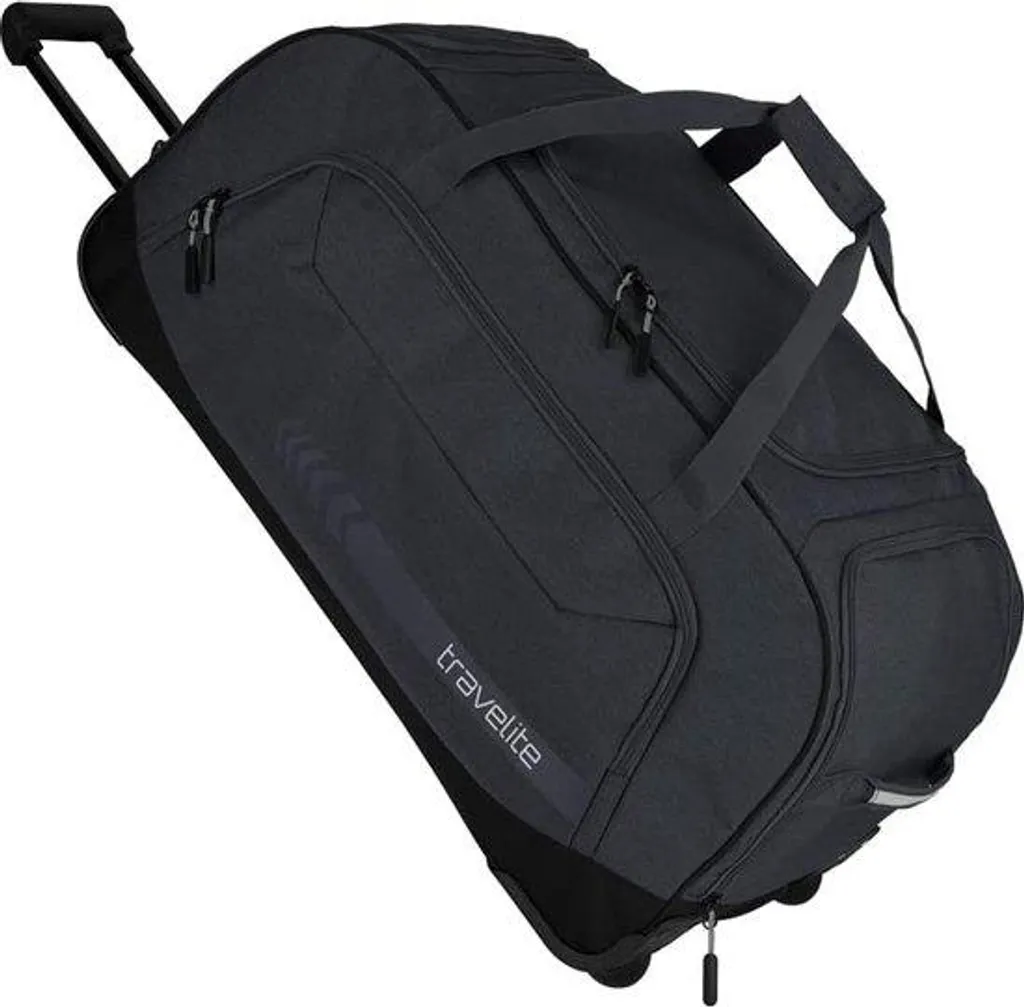 Valise de soute 77 cm anthracite - Bagage de voyage à roulettes pivotantes