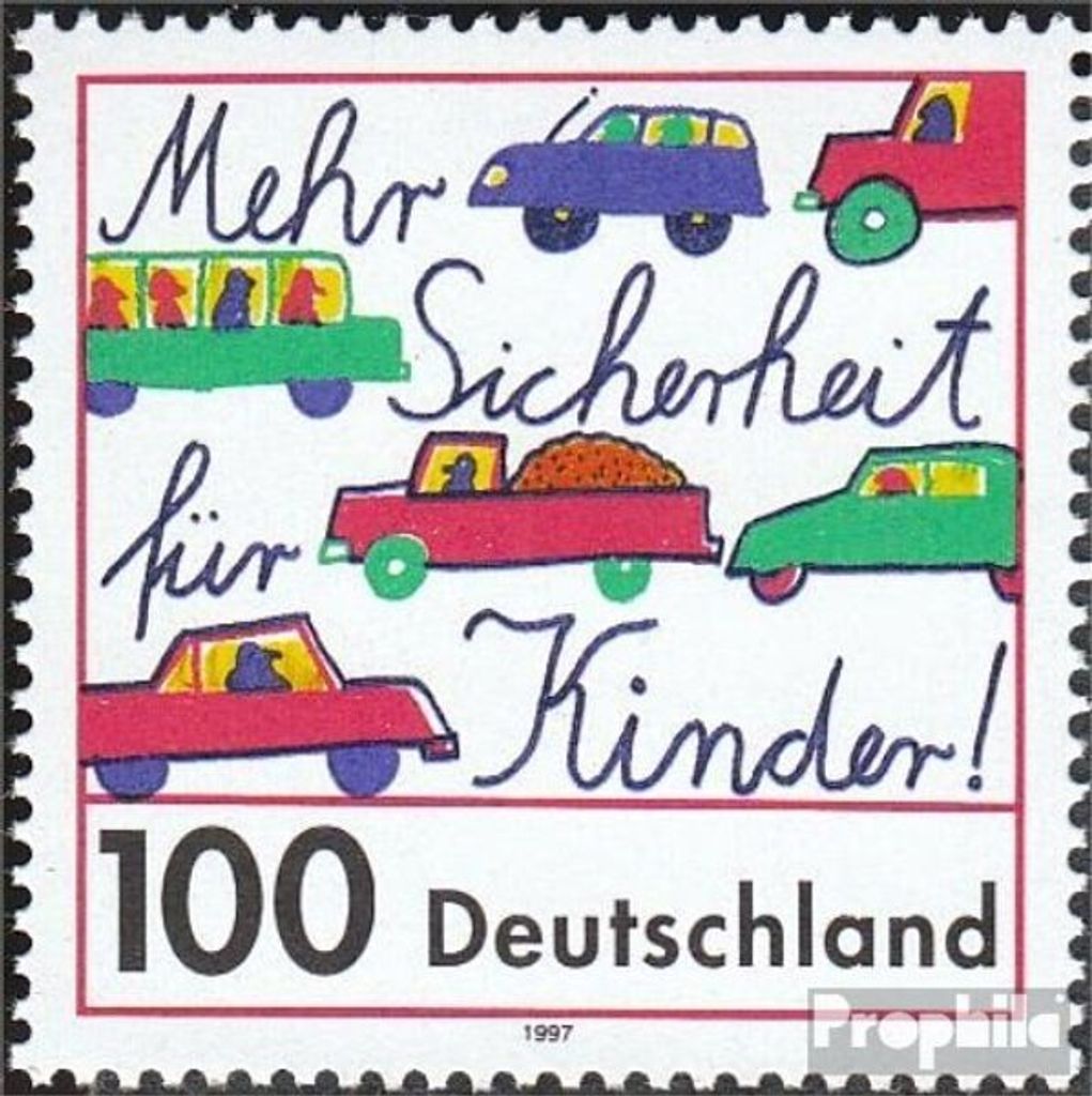 Briefmarken BRD (BR.Deutschland) 1997 Mi 1897 (kompl.Ausg.) Produktbild 